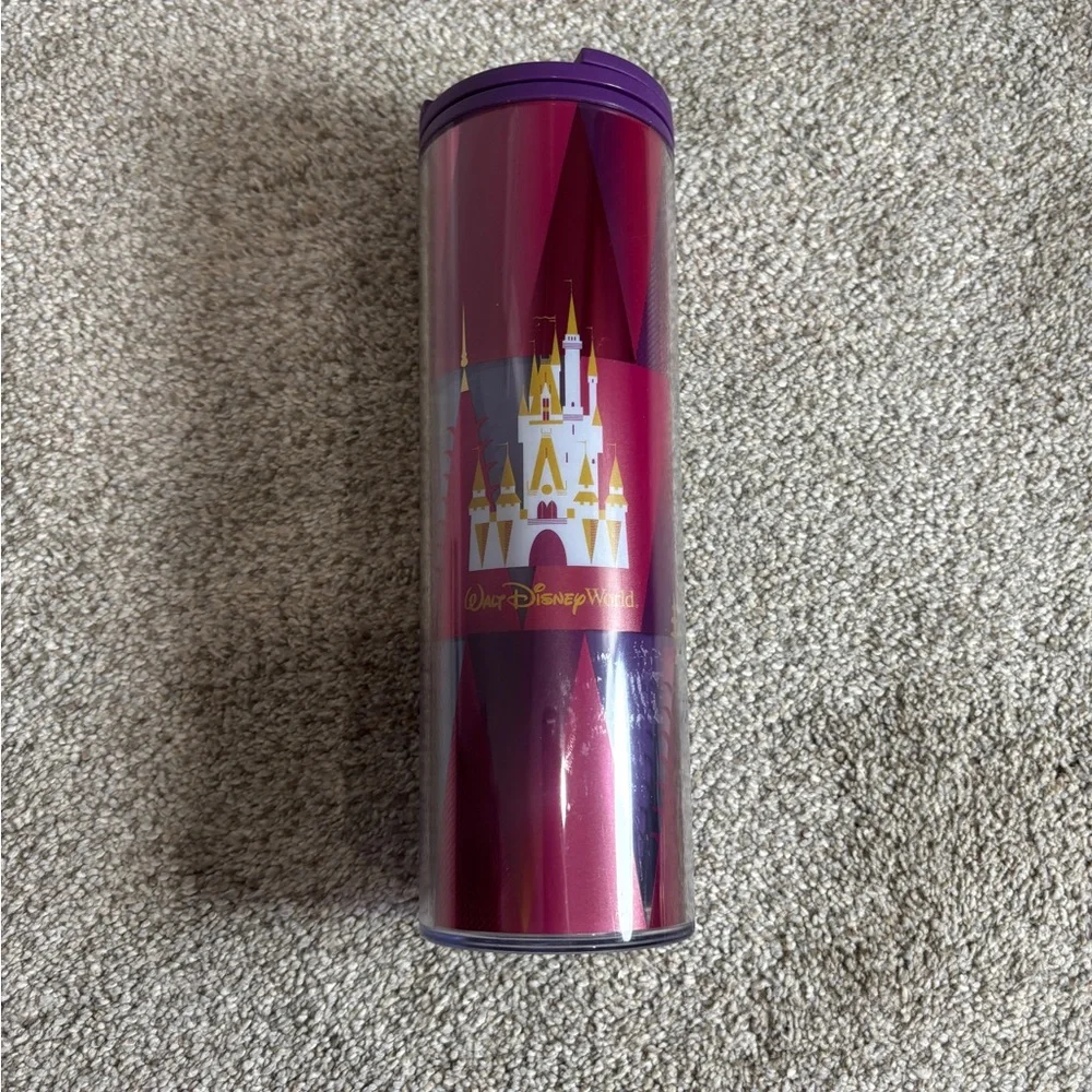 Disney Parks Magic Kingdom Cinderella Castle Starbucks Water Bottle Tumbler